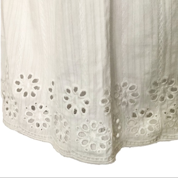 🆕 Ivory F21 Sleeveless Satin Tie Tunic Top NWT - Picture 4 of 7